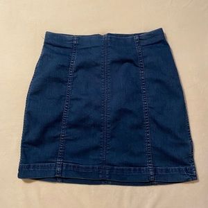 Free People Denim Skirt